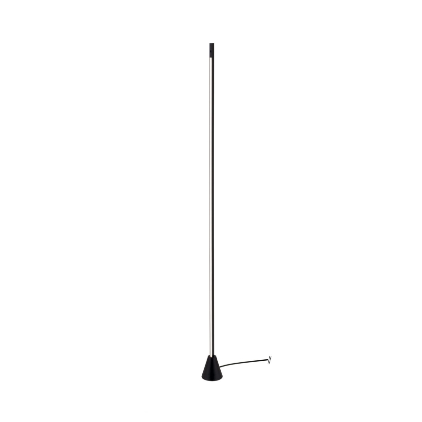 Lámpara de pie LED regulable con sensor de movimiento SOJIE LED/26W/230V negra