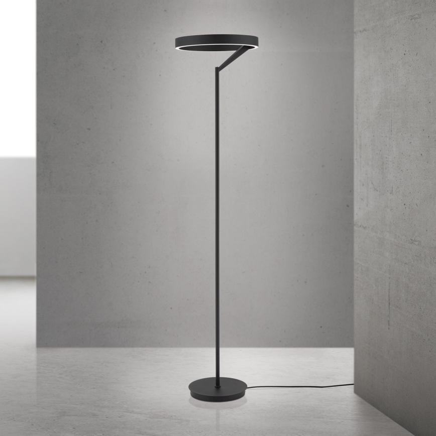 Lámpara de pie LED regulable KOLK LED/40W/230V 2700/4000K negra