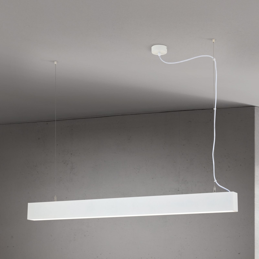 Luminaria LED de techo/colgante 2 en 1 PALKKI LED/38W/230V 3000/4000/5000K blanca