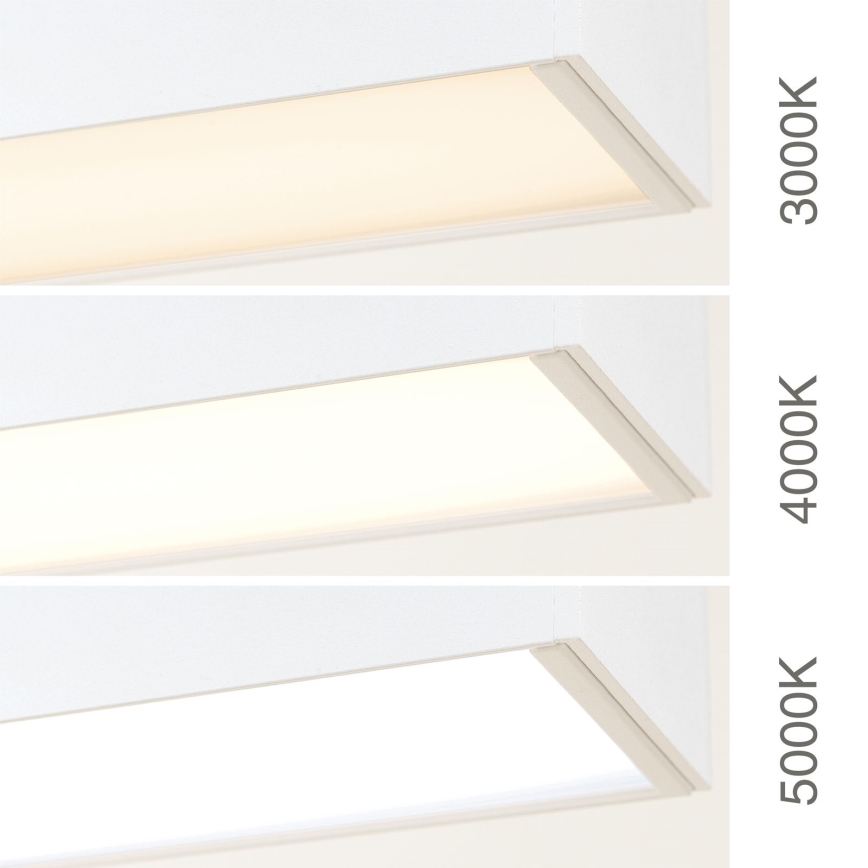 Luminaria LED de techo/colgante 2 en 1 PALKKI LED/38W/230V 3000/4000/5000K blanca