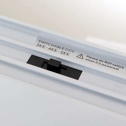 Luminaria LED de techo/colgante 2 en 1 PALKKI LED/38W/230V 3000/4000/5000K blanca