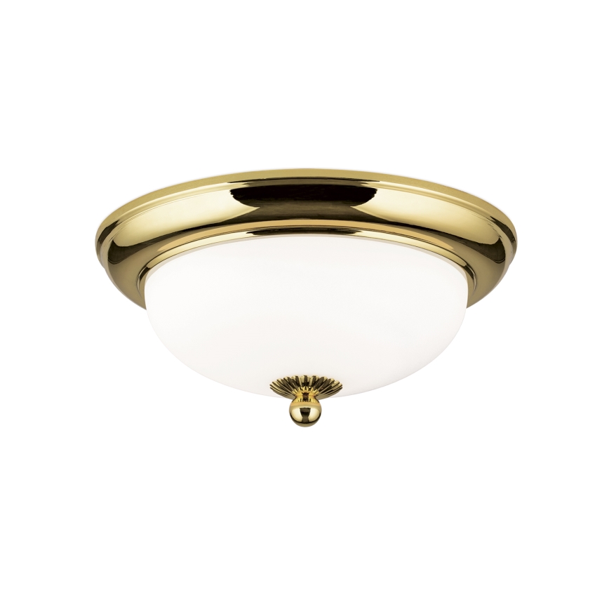 Lámpara de techo EMPIRA 2xE14/40W/230V, diámetro 26,5 cm, acabado dorado