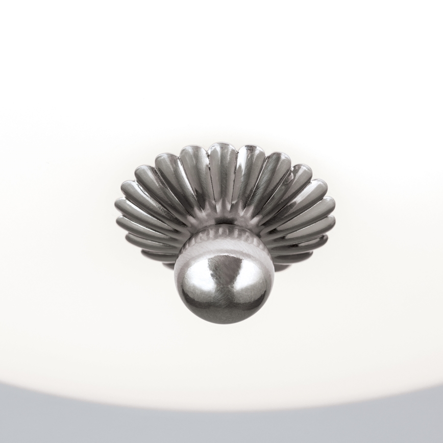 Lámpara de techo EMPIRA 2xE27/40W/230V Ø 35,5 cm, cromo mate