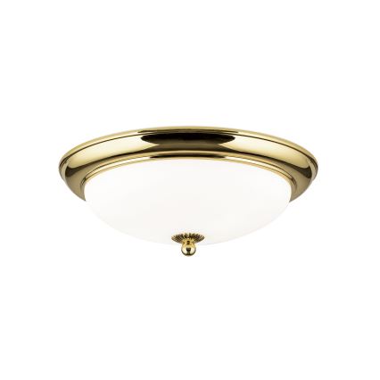 Lámpara de techo EMPIRA 2xE27/40W/230V, Ø 35,5 cm, acabado dorado