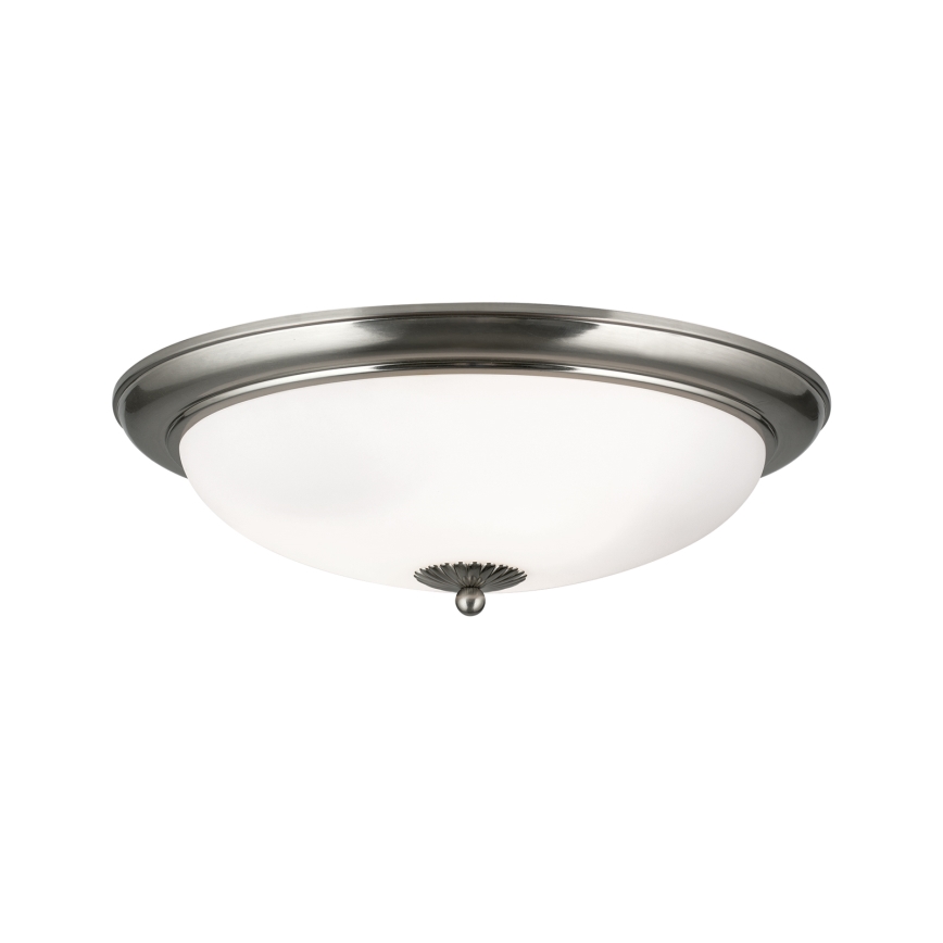 Lámpara de techo EMPIRA 3xE27/40W/230V diámetro 48 cm cromo mate
