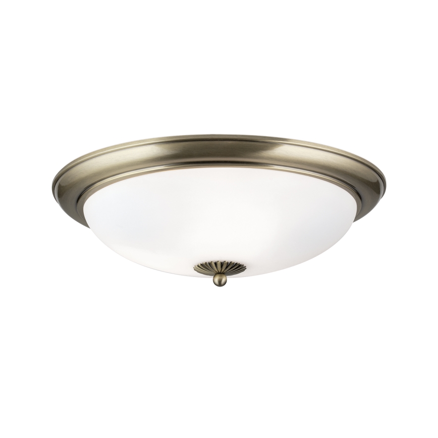 Lámpara de techo EMPIRA 3xE27/40W/230V Ø 48 cm bronce
