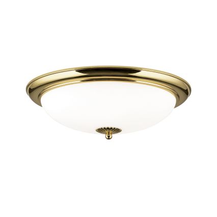 Lámpara de techo EMPIRA 3xE27/40W/230V Ø 48 cm dorada