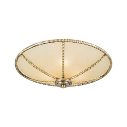 Lámpara de techo MAURO 3xE27/60W/230V Ø 42 cm bronce