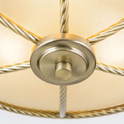 Lámpara de techo MAURO 3xE27/60W/230V Ø 42 cm bronce