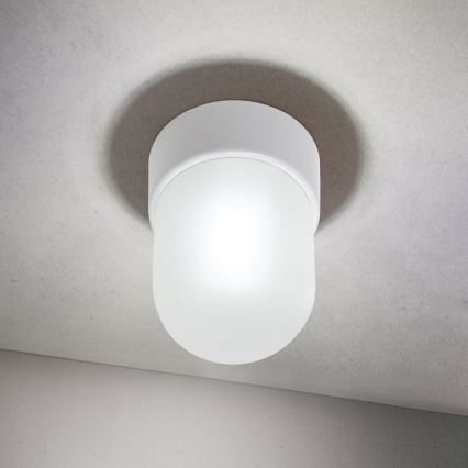 Lámpara de techo OSTIA 1xE27/40W/230V Ø 9,8 cm blanca