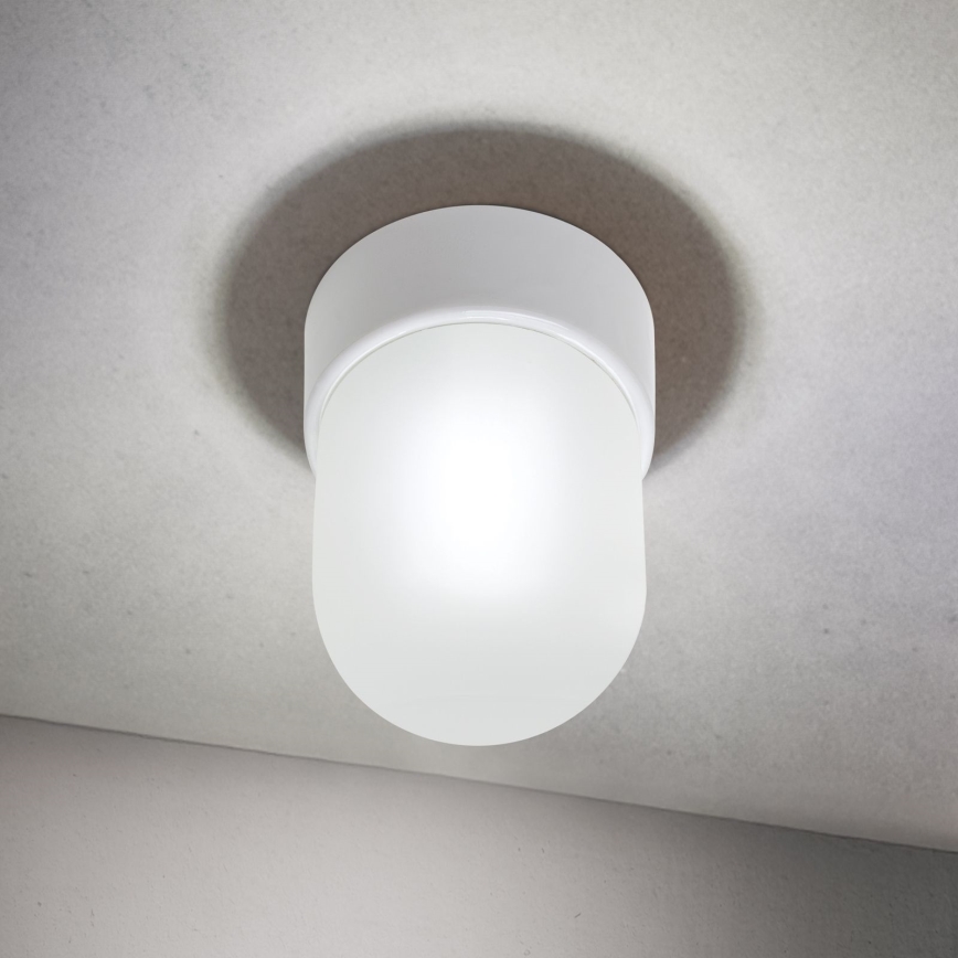 Lámpara de techo OSTIA 1xE27/40W/230V Ø 9,8 cm blanca