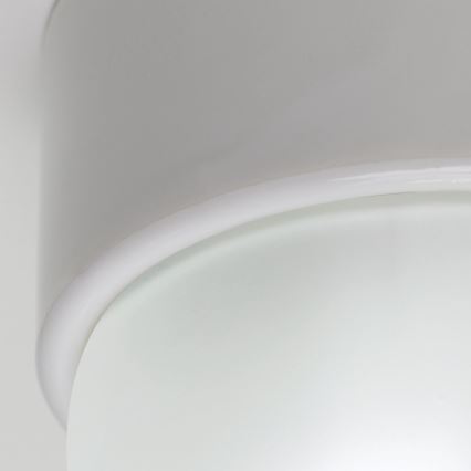 Lámpara de techo OSTIA 1xE27/40W/230V Ø 9,8 cm blanca