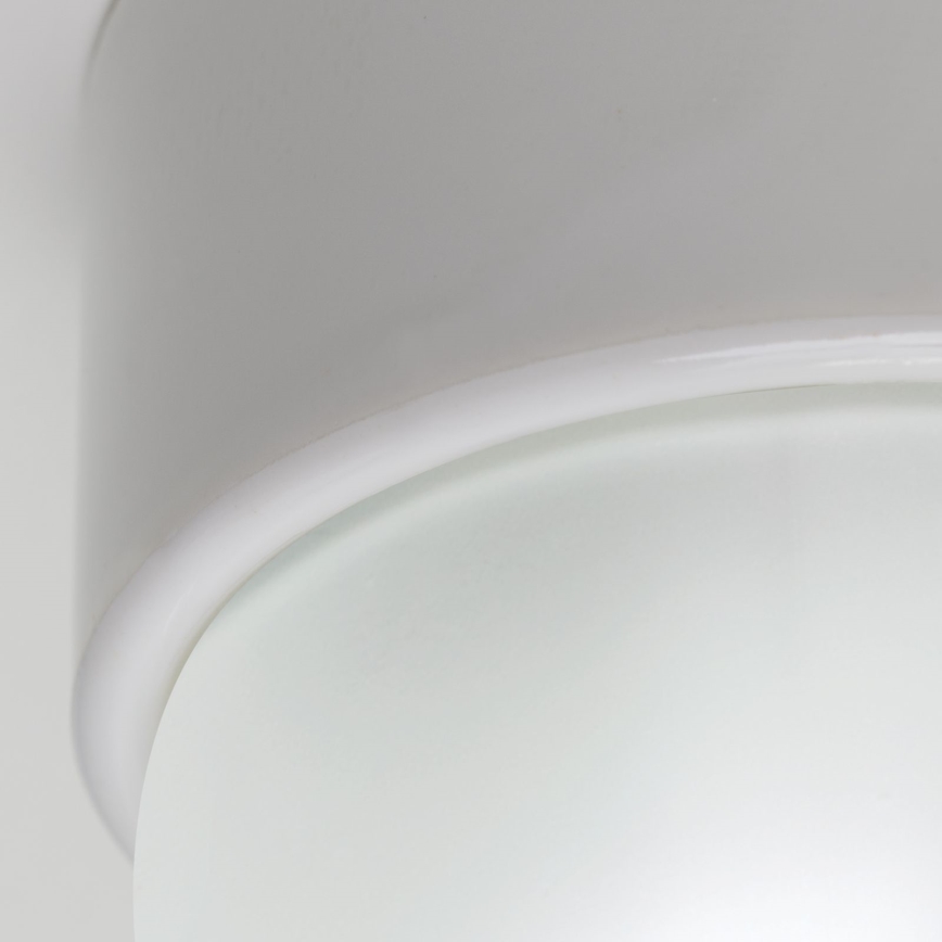 Lámpara de techo OSTIA 1xE27/40W/230V Ø 9,8 cm blanca