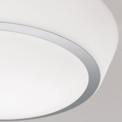 Luminaria de techo para baño TENA 2xE27/60W/230V Ø 30 cm IP44 blanca