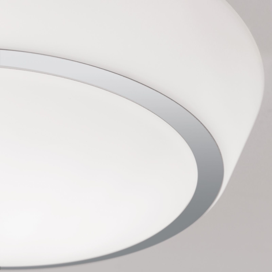 Luminaria de techo para baño TENA 2xE27/60W/230V Ø 30 cm IP44 blanca