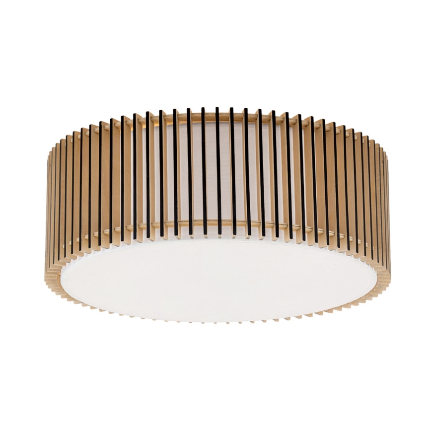 Lámpara de techo TARTA 3xE27/40W/230V Ø 50 cm beige