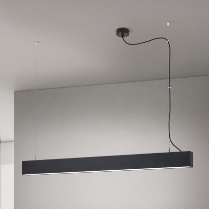 Luminaria LED 2 en 1 de techo/colgante PALKKI LED/38W/230V 3000/4000/5000K negra