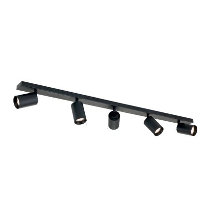 Luminaria de focos SEAN 5xGU10/13W/230V negra
