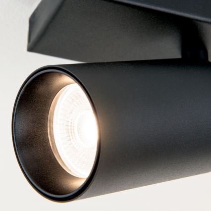 Luminaria de focos SEAN 5xGU10/13W/230V negra