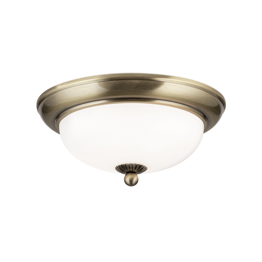 Lámpara de techo EMPIRA 2xE14/40W/230V Ø 26,5 cm, bronce