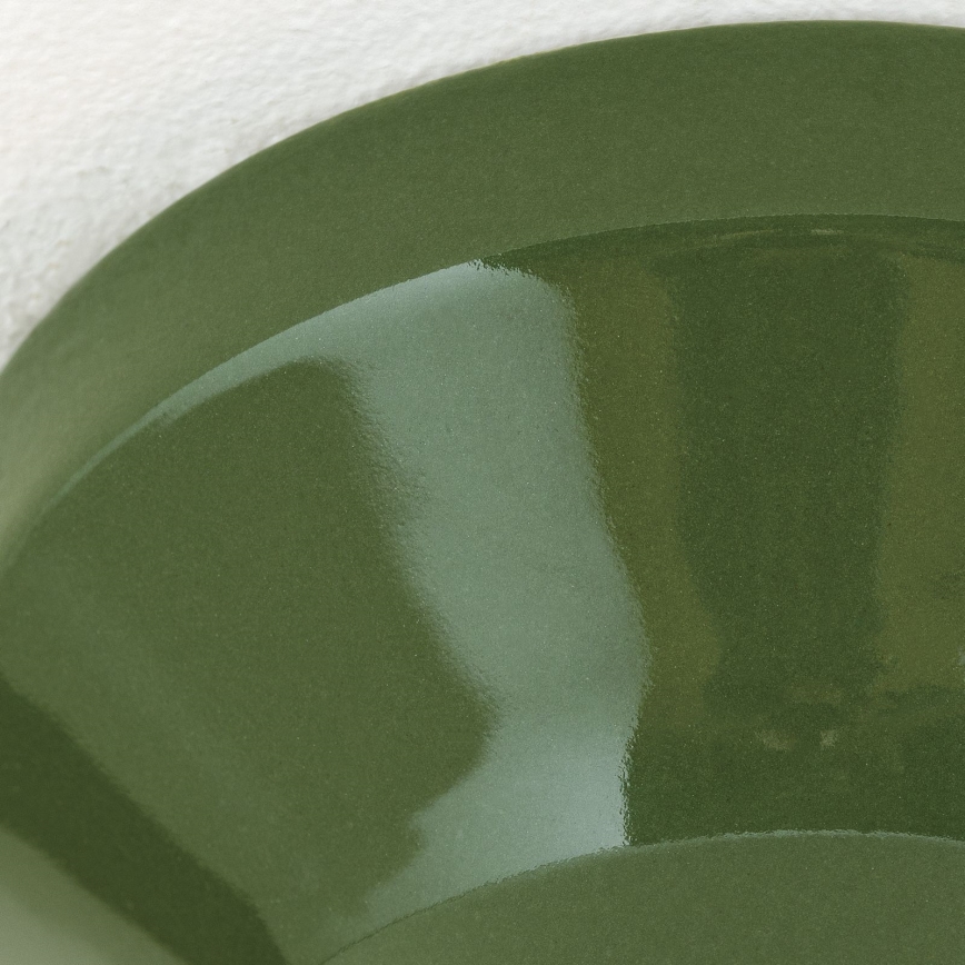 Lámpara de techo FROST 1xE27/60W/230V verde