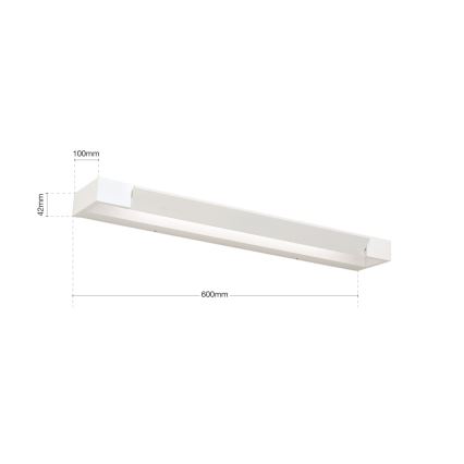 Iluminación LED para espejo de baño MARILYN LED/18W/230V 60 cm IP44 blanco