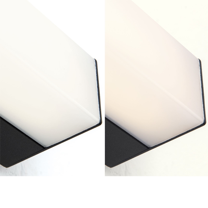 Iluminación LED para espejos de baño HORIZON LED/12W/230V 3000/4000K 60 cm IP44 negro