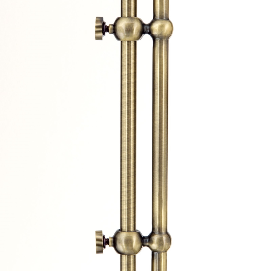 Lámpara de pie OLD LAMP 1xE27/40W/230V blanco/latón