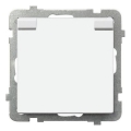 Ospel - Enchufe exterior para uso doméstico sin marco 230V SONATA IP44 blanco