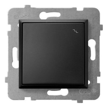 Ospel - Interruptor para escalera sin marco n.º 6 ARIA negro