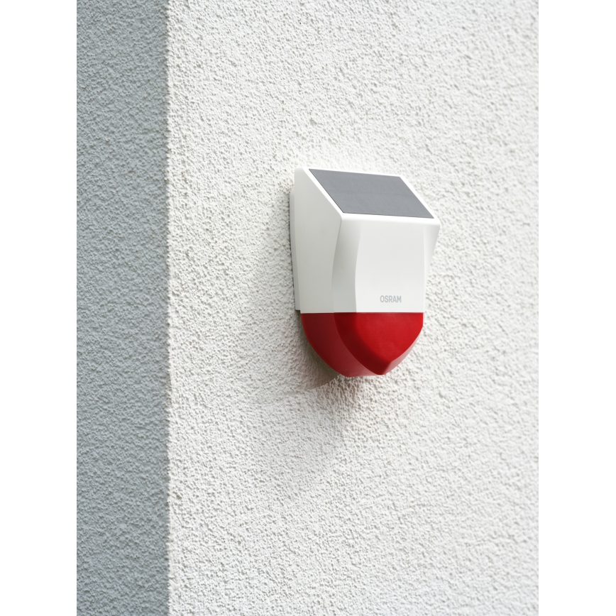 Osram - Alarma solar para exteriores SMART+ 5V IP65 Wi-Fi