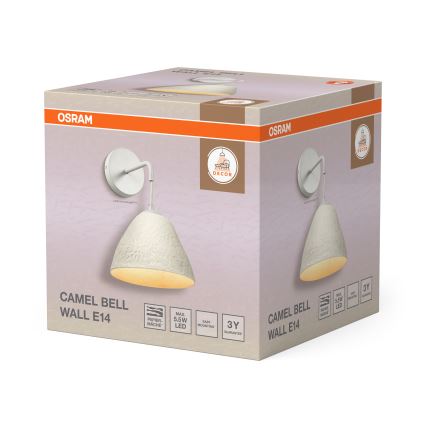 Osram - Aplique de pared CAMEL BELL 1xE14/5,5W/230V