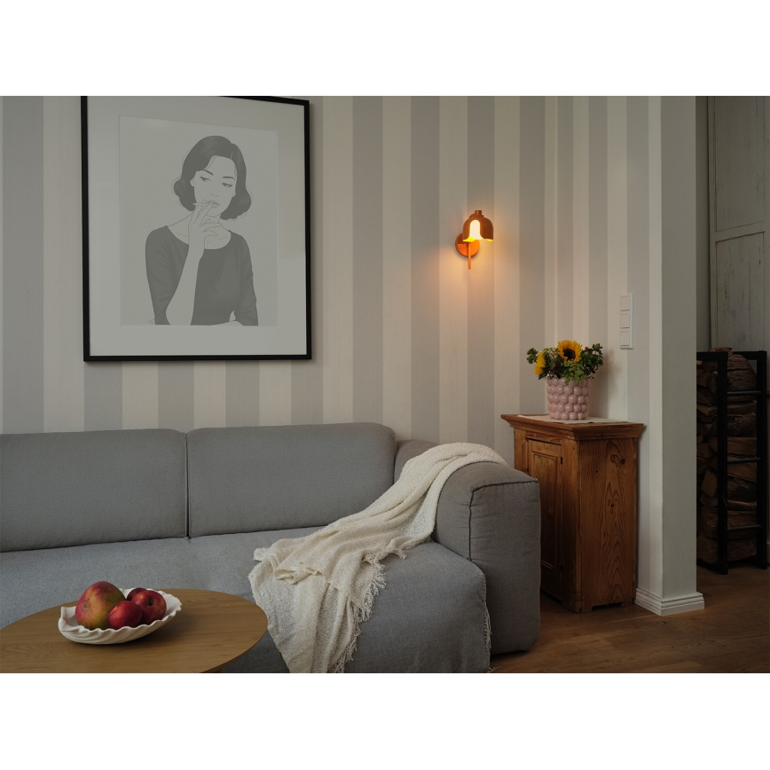 Osram - Aplique de pared DECOR COROLLE 1xG9/20W/230V naranja