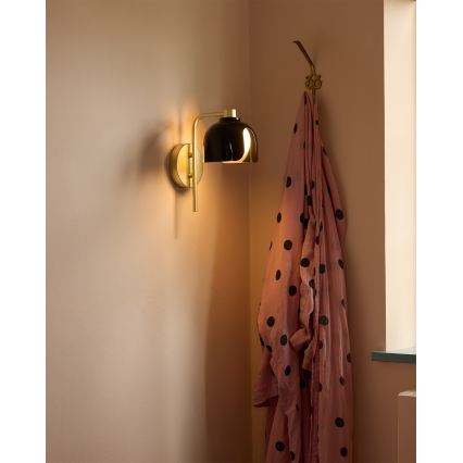 Osram - Aplique de pared DECOR COROLLE 1xG9/20W/230V negro/dorado