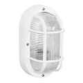 Osram - Aplique de pared exterior BULKHEAD 1xE27/10W/230V IP54 blanco