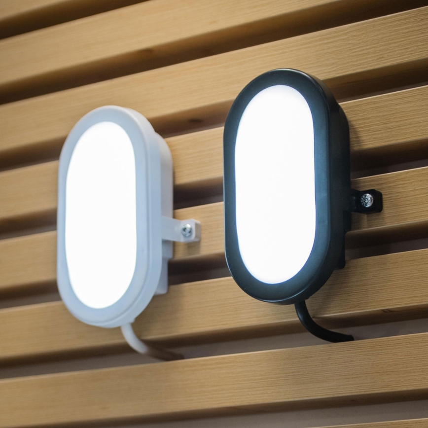 Osram - Aplique de pared LED para exterior BULKHEAD LED/11W/230V IP54 negro