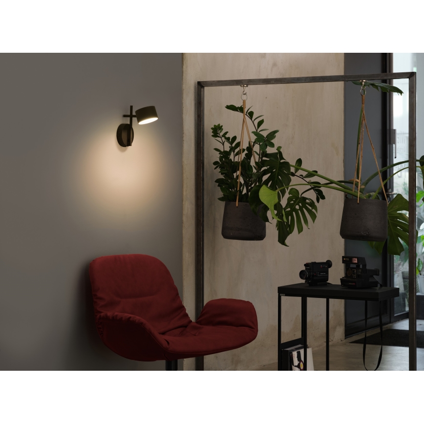 Osram - Aplique LED de pared regulable con control táctil DECOR KYOTO LED/12W/230V CRI 90 negro