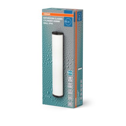 Osram - Aplique mural para baño BATHROOM CLASSIC 3xE14/12W/230V IP44 negro