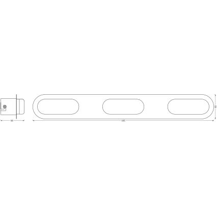 Osram - Aplique de pared LED regulable para baño SMART+ DUPLO LED/20W/230V 3000-6500K IP44 Wi-Fi