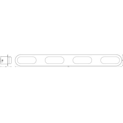 Osram - Aplique de pared LED regulable para baño SMART+ DUPLO LED/24W/230V 3000-6500K IP44 Wi-Fi