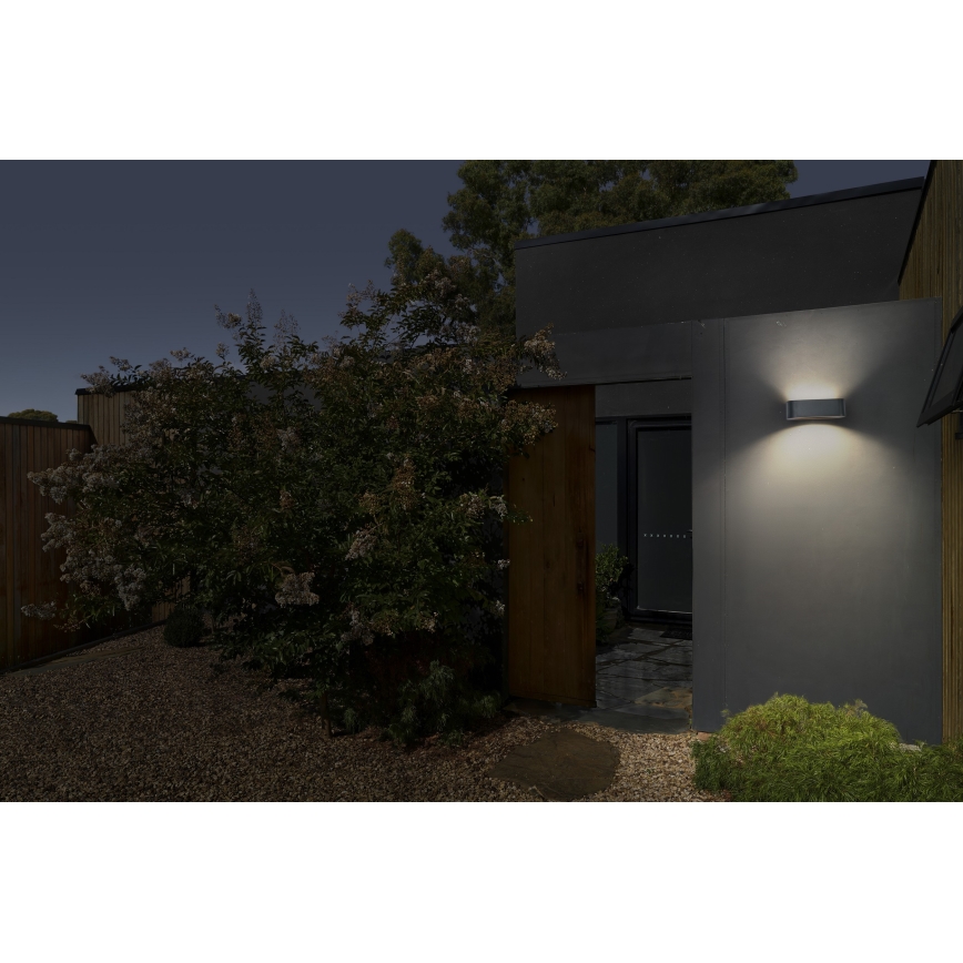 Osram - Aplique solar de pared LED regulable ENDURA STYLE LED/7,6W/4,2V 2000 mAh IP65 antracita
