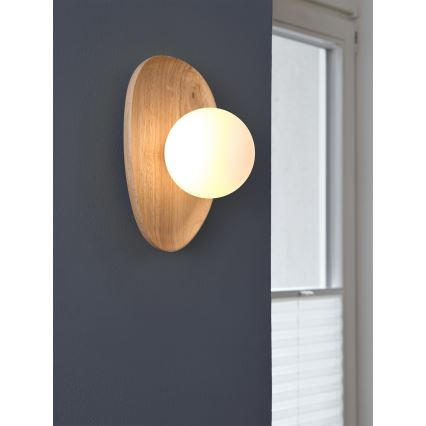 Osram - Aplique de pared WOOD NEST 1xG9/5W/230V en madera de caucho