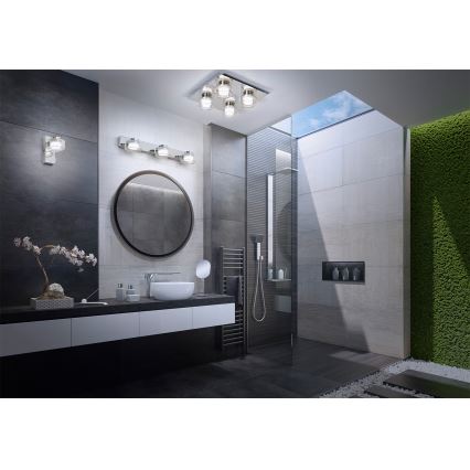 Osram - Aplique LED de pared para baño ORBIS FLAME 3xLED/5,5W/230V 3000/4000K IP44 cromo brillante