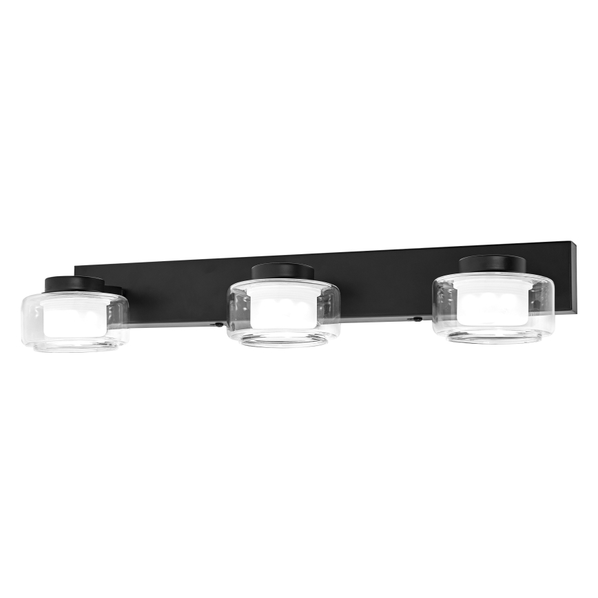 Osram - Aplique de pared para baño LED ORBIS FLAME 3xLED/5,5W/230V 3000/4000K IP44 negro