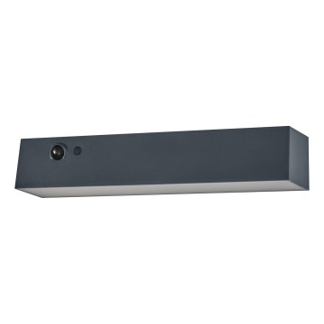 Osram - Aplique solar de pared LED con sensor ENDURA STYLE LED/12,4W/4,2V 2000 mAh IP54 antracita