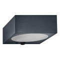 Osram - Aplique solar de pared LED regulable con sensor ENDURA STYLE LED/10,7W/4,2V 2000 mAh IP65 antracita