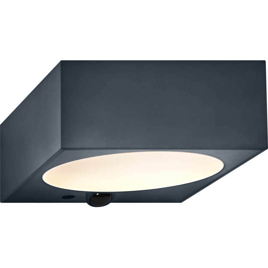 Osram - Aplique solar de pared LED regulable con sensor ENDURA STYLE LED/10,7W/4,2V 2000 mAh IP65 antracita