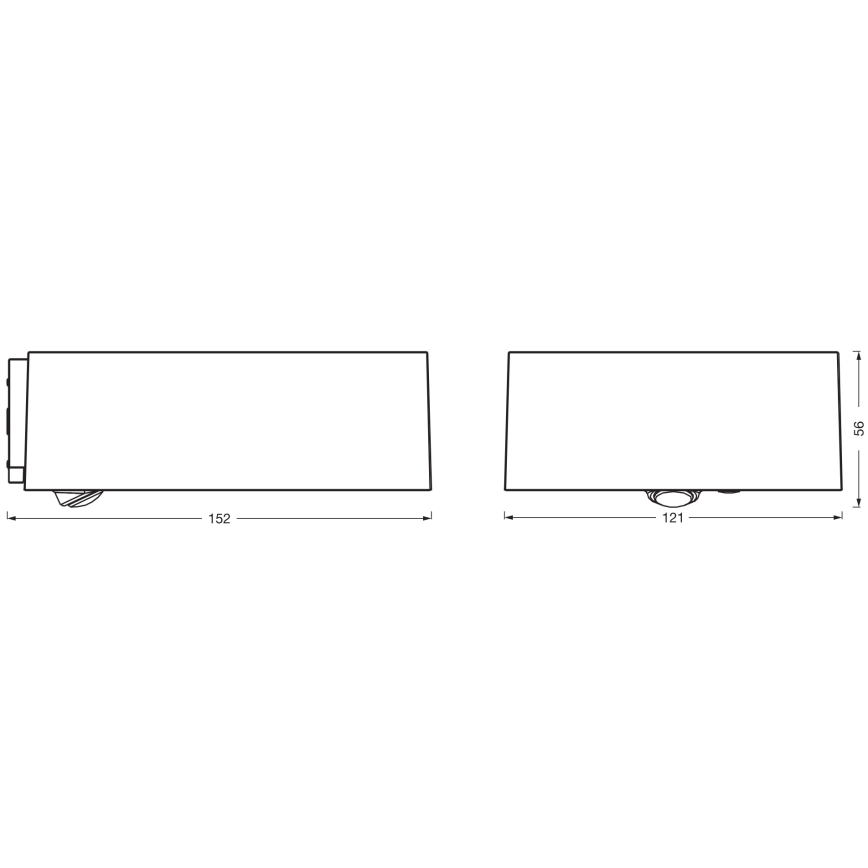 Osram - Aplique solar de pared LED regulable con sensor ENDURA STYLE LED/10,7W/4,2V 2000 mAh IP65 antracita
