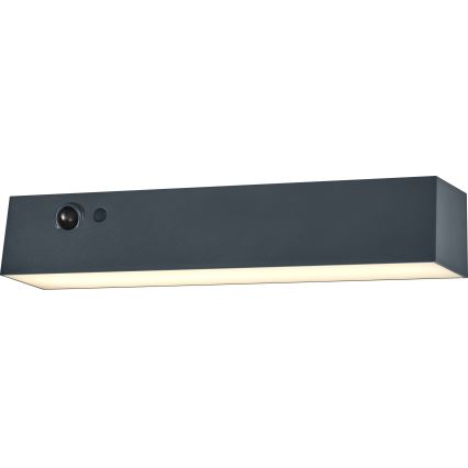 Osram - Aplique solar de pared LED con sensor ENDURA STYLE LED/12,4W/4,2V 2000 mAh IP54 antracita