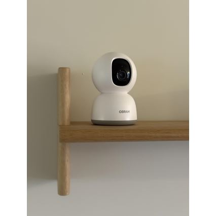Osram - Cámara de interior inteligente 360° con sensor 2K SMART+ 230V Wi-Fi